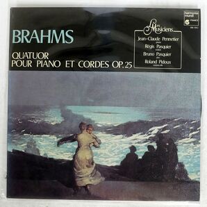 JEAN-CLAUDE PENNETIER/BRAHMS : QUATUOR POUR PIANO ET CORDES OP. 25/HARMONIA MUNDI HM1062 LPの画像1