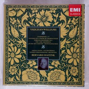 BERNARD HAITINK/VAUGHAN WILLIAMS: SYMPHONIES 1-9/EMI CLASSICS 5 86026 2 CDの画像1