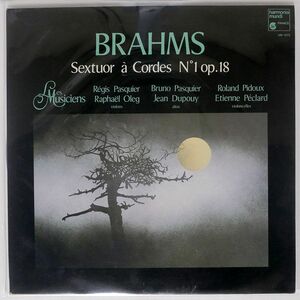 LES MUSICIENS/BRAHMS SEXTUOR A CORDES NO.1/HARMONIA MUNDI FRANCE HM1073 LP
