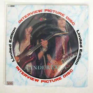 CINDERELLA/LIMITED EDITION INTERVIEW PICTURE DISC/BAKTABAK BAK 2084 LP