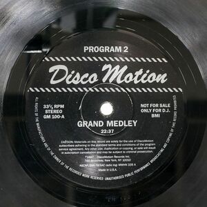 VA/GRAND MEDLEY ’86/DISCOMOTION GM100 LP