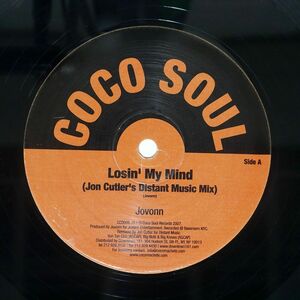 米 JOVONN/LOSIN’ MY MIND (JON CUTLER REMIX)/COCO SOUL CCS008 12