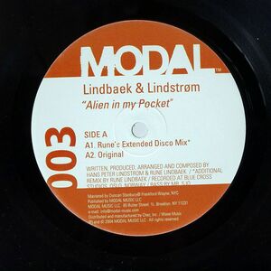 RUNE LINDBK/ALIEN IN MY POCKET/MODAL MUSIC MODAL003 12