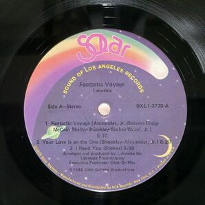 米 LAKESIDE/FANTASTIC VOYAGE/SOLAR BXL13720 LPの画像2