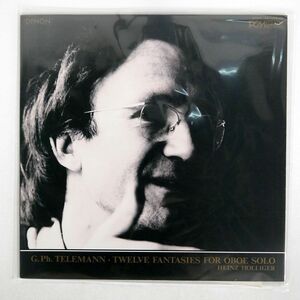 HEINZ HOLLIGER/TWELVE FANTASIES FOR OBOE SOLO/DENON OX7209ND 12