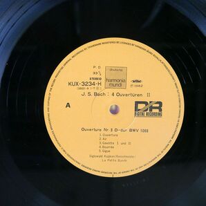 帯付き シギスヴァルト・クイケン/バッハ 管楽器組曲全集２/ハルモニア KUX3234H LPの画像2