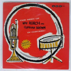 米 CLIFFORD BROWN AND MAX ROACH/BEST OF/IN CONCERT!/GNP CRESCENDO GNP18 LP