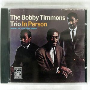 BOBBY TIMMONS/IN PERSON/ORIGINAL JAZZ CLASSICS OJCCD-364-2 CD □