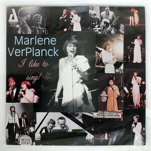 米 MARLENE VERPLANCK/I LIKE TO SING!/AUDIOPHILE AP186 LP