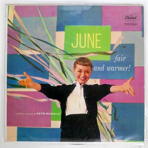 米 JUNE CHRISTY/FAIR AND WARMER!/CAPITOL T833 LP