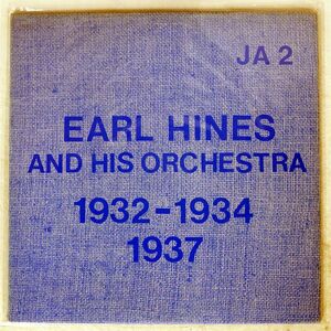 EARL HINES/1932 - 1934 AND 1937/JAZZ ARCHIVES JA2 LP