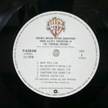 OST (ジョン・ウィリアムス)/タワーリングインフェルノ/WARNER BROS. P6354W LP_画像2