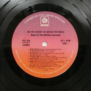 米 VA/PYE HISTORY OF BRITISH POP MUSIC - BEST OF THE BRITISH INVASION/PYE PYE506 LPの画像2