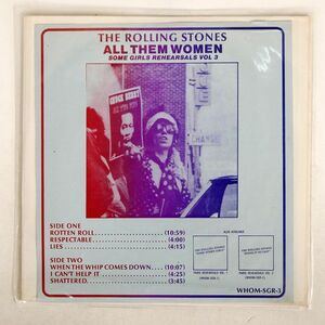 ブート ROLLING STONES/ALL THEM WOMEN/WHOM WHOMSGR3 LP