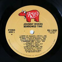 米 JOHNNY RIVERS/BORROWED TIME/RSO RS13082 LP_画像2