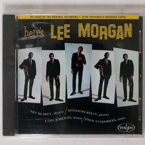 LEE MORGAN/HERE’S LEE MORGAN/VEE JAY RECORDS NVJ2-910 CD □