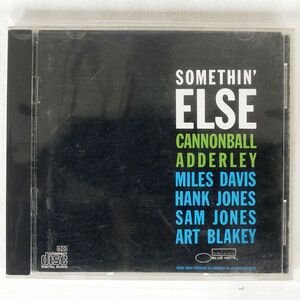 CANNONBALL ADDERLEY/SOMETHIN’ ELSE/BLUE NOTE CDP 7 46338 2 CD □