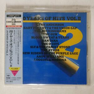 VA/20イヤーズ・オブ・ヒッツVOL./CBS/SONY 28DP-1073 CD □