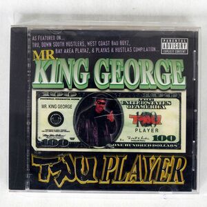 MR. KING GEORGE/TRU PLAYER/WRAP RECORDS WRA 8157-2 CD □