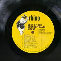 米 SPENCER DAVIS GROUP/BEST OF/RHINO RNLP117 LP_画像2