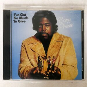 BARRY WHITE/I’VE GOT SO MUCH TO GIVE/MERCURY 814 836-2 CD □