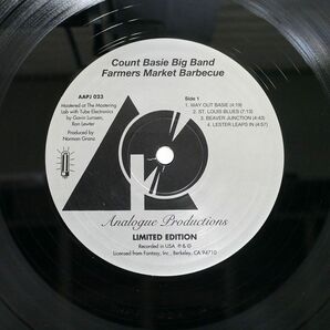 COUNT BASIE BIG BAND/FARMERS MARKET BARBECUE/ANALOGUE PRODUCTIONS APJ023 LPの画像3