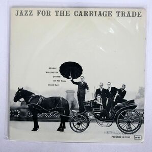 米 GEORGE WALLINGTON/JAZZ FOR THE CARRIAGE TRADE/PRESTIGE OJC1704 LPの画像1
