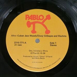 DIZZY GILLESPIE/AFRO-CUBAN JAZZ MOODS/PABLO 2310771 LPの画像2