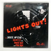 JACKIE MCLEAN QUINTET/LIGHTS OUT/PRESTIGE LP7035 LP_画像1