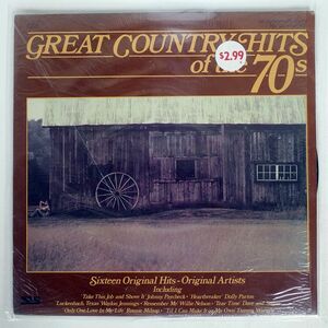 VA (JOHNNY PAYCHECK)/GREAT COUNTRY HITS OF THE 70’S/COMMODORE CSPS1492 LP