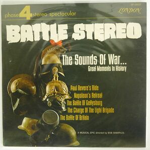 BOB SHARPLES/BATTLE STEREO (THE SOUNDS OF WAR... GREAT MOMENTS IN HISTORY)/LONDON SP44037 LPの画像1