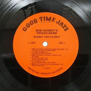 米 BOB SCOBEY’S FRISCO BAND/AND CLANCY/GOOD TIME JAZZ L12009 LPの画像2