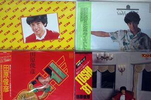 LP,一部帯付き 田原俊彦/４枚セット