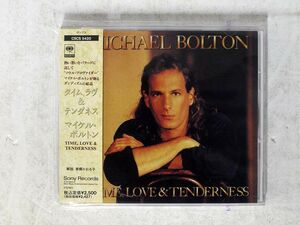 MICHAEL BOLTON/TIME, LOVE & TENDERNESS/SONY CSCS5420 CD □