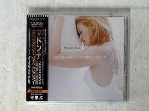 MADONNA/SOMETHING TO REMEMBER/WARNER BROS. RECORDS WPCR555 CD □