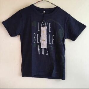 新品Blue Standard★SNOOPYスヌーピー限定デザインＴシャツ120 半袖Tシャツ