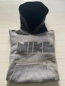 オリジナル！70'sNIKEナイキ・黒染み込みゴツナイキパーカー当時物！状態良し！100円～最落無し！USA製！ビンテージ！検索80s風車浮世絵