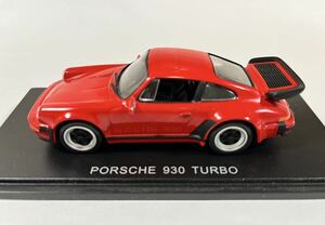 PORSHE 930 Turbo Year1975 Red 1/43 Scale AUTOSTRADA製