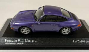 PORSCHE 911 Carrera (993) 1994Year Purple Metallic 1/43 Scale PMA製