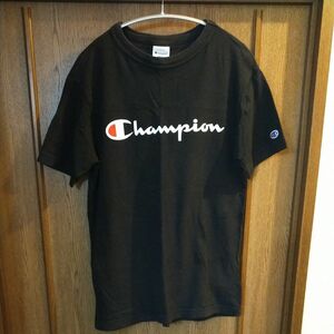 Champion チャンピオン 半袖 Tシャツ ブラック 黒 コットンＳサイズ