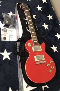 ★ラスト!美品!ショート(577mm)スケールミニギター!Epiphone Power Player Les Paul!レスポールの7/8ボディサイズ!ナット幅41mm!薄洞&軽量!