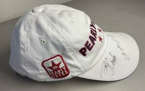 PEARLYGATES/ Pearly Gates Golf cap ( man and woman use )p Logo ru fur autographed 