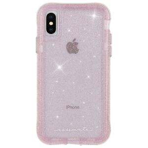 即決・送料込)【ラメ入りでかわいい耐衝撃ケース】Case-Mate iPhoneXs/X Protection Collection Sheer Crystal-Blush