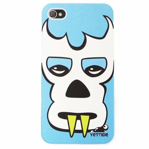 即決・送料込)【ユニークなスリム ハードケース】YETTIDE iPhone 4S / 4 Funny Face - Masked Wrestler Man Water Blue YET-HC-18