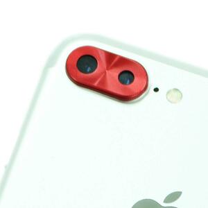 即決・送料込)【iPhoneのカメラレンズを保護！】GauGau iPhone 8 Plus/7 Plus Camera lens Cap Red