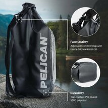 即決・送料込)【Pelican】防水ドライバッグ Marine Water Resistant Dry Bag 5L - Stealth Black iPhone等の7インチ程度までのスマホ対応_画像5