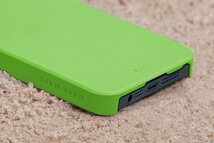 即決・送料無料)【スリムタイプハードケース】Case-Mate iPhone SE(第一世代,2016)/5s/5 Barely There Case Electric Green_画像5