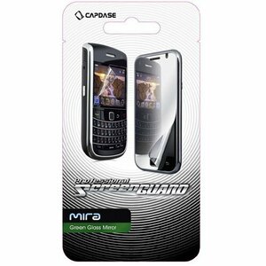 即決・送料込) CAPDASE au Motorola RAZR IS12M グリーングラス ミラータイプ 液晶保護シート