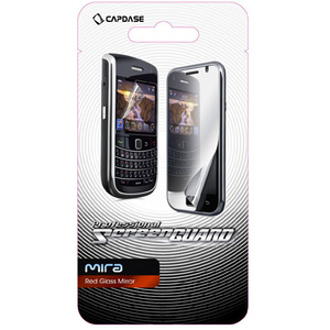 即決・送料込) CAPDASE BlackBerry Torch 9800/9810 ScreenGuard red mira「レッドミラー」液晶保護フィルム