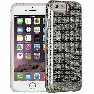 即決・送料込)【REBECCA MINKOFF × Case-Mate】iPhone6s/6 Hybrid Tough Metallic Prints REBECCA MINKOFF Gold Stud